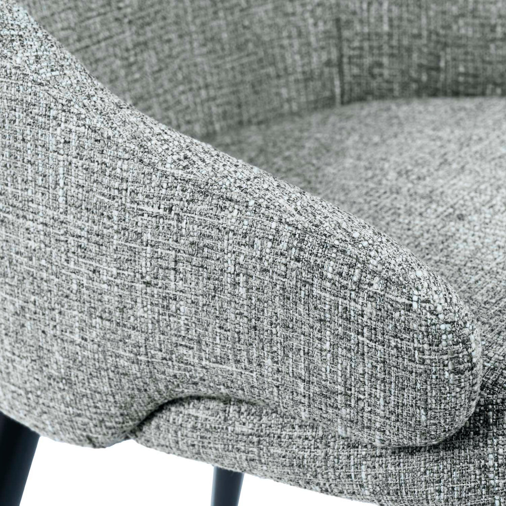 Chair grey Mira / black legs