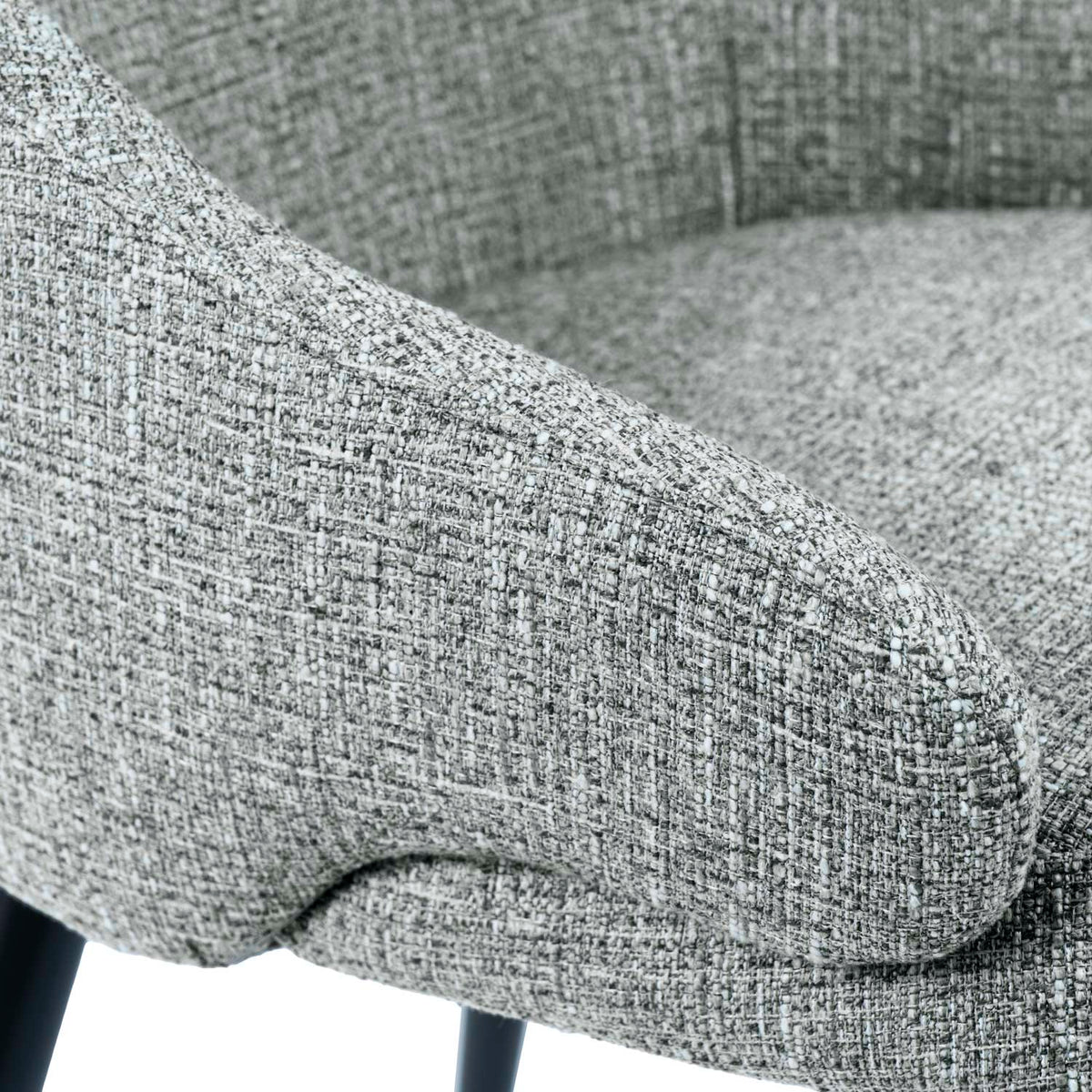 Chair grey Mira / black legs