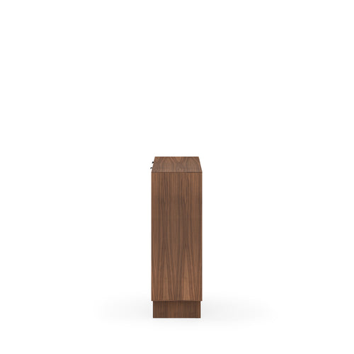 Tall sideboard Tulsa walnut with wooden legs
