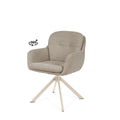 Silvi taupe chair/beige legs