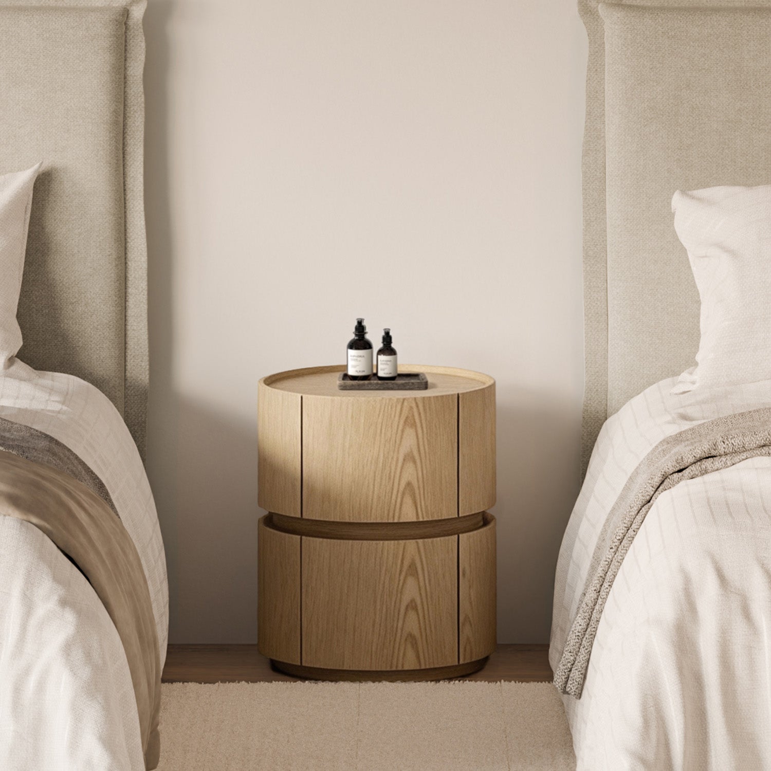 Timeo oak bedside table