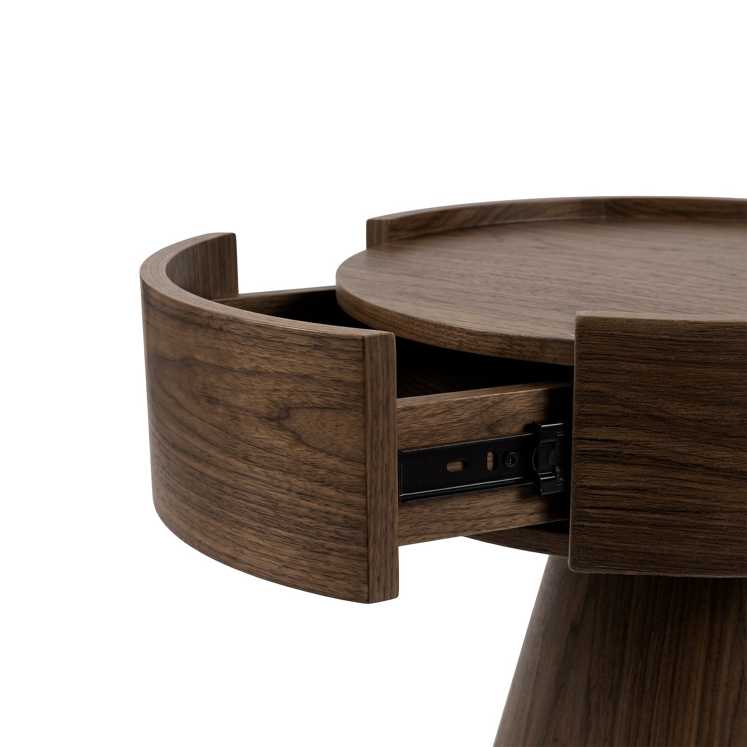 James Walnut Bedside Table