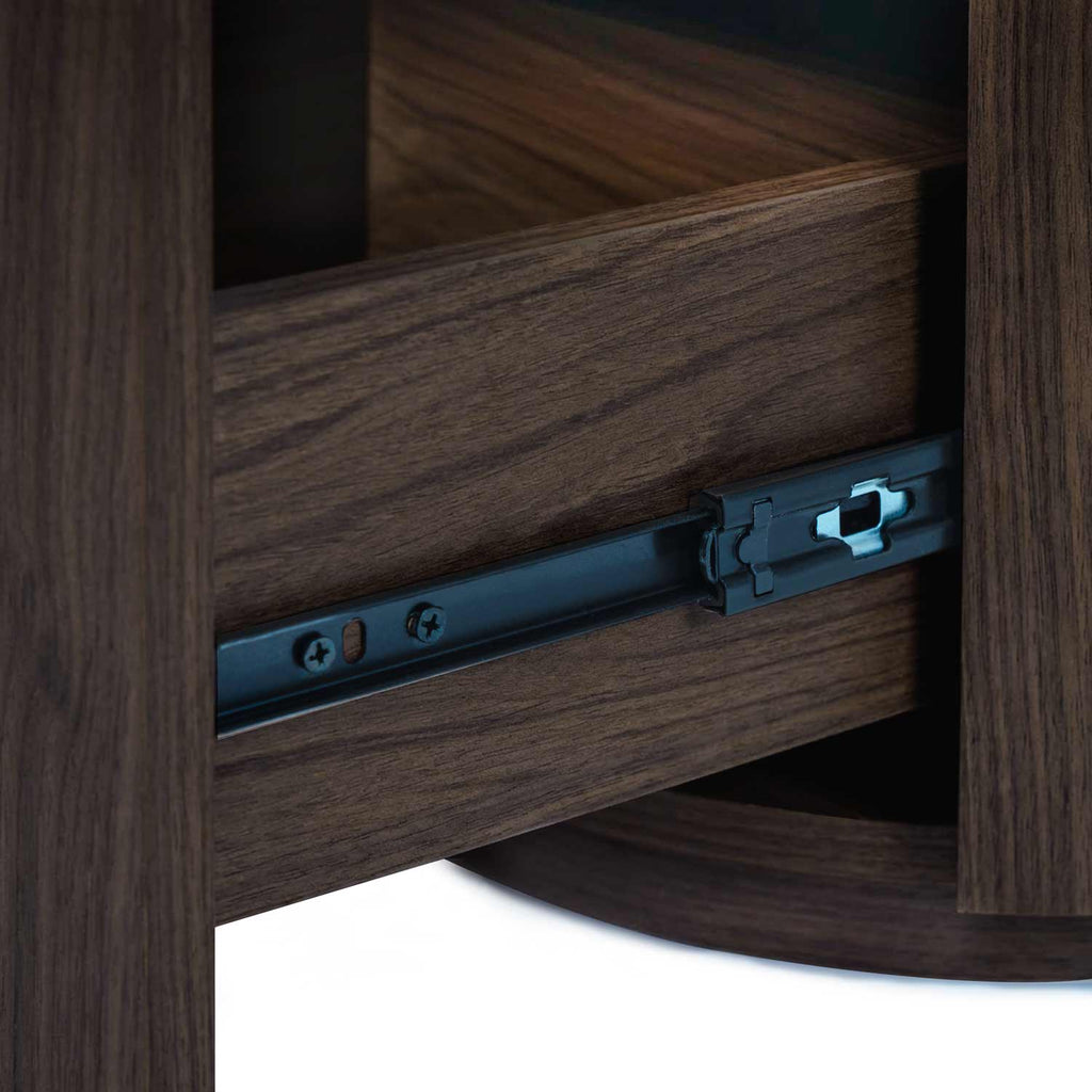 Timeo walnut bedside table