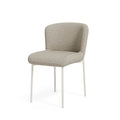 Zoey taupe chair/beige base