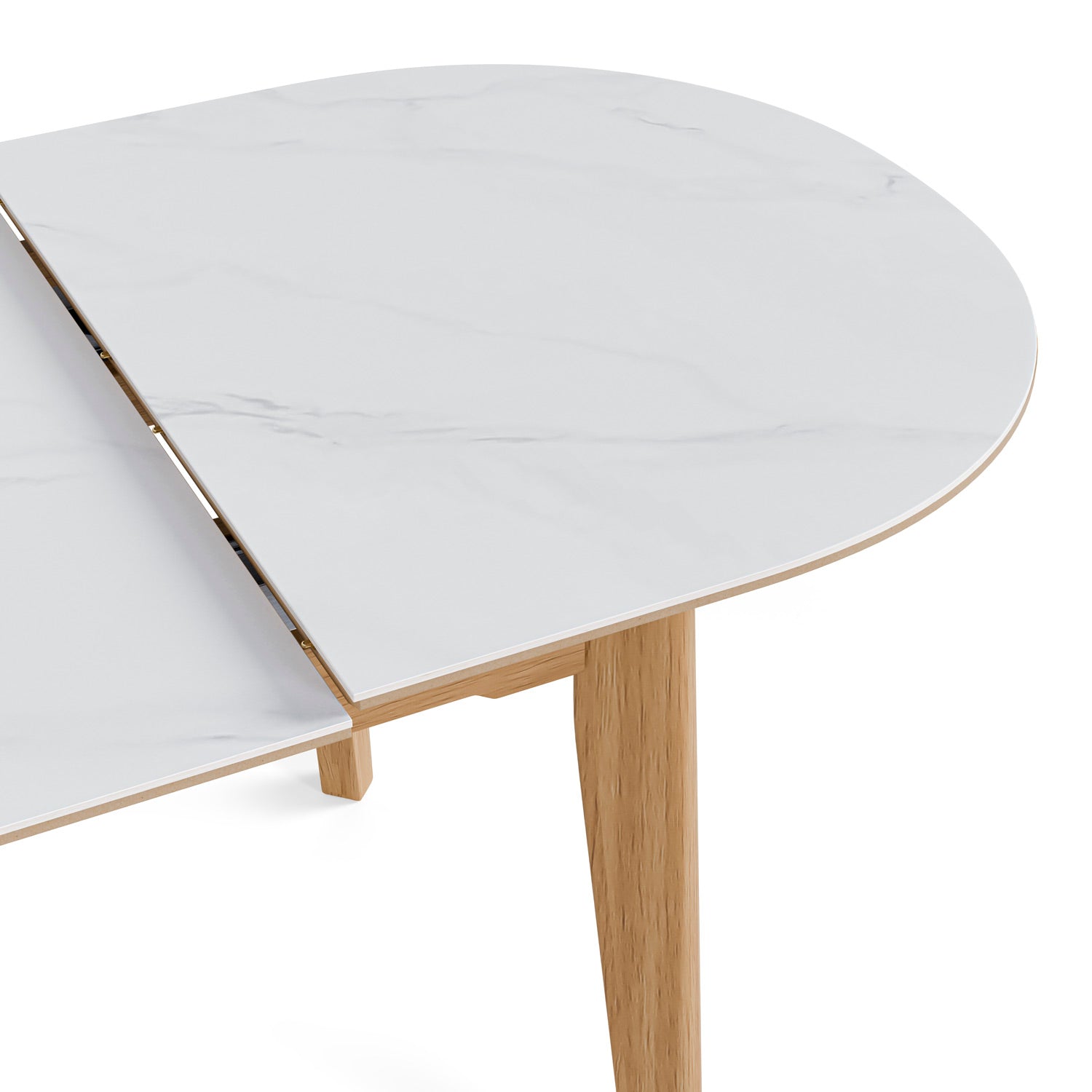 Mesa Velma 140 Extensíveltravertino / Carvalho
