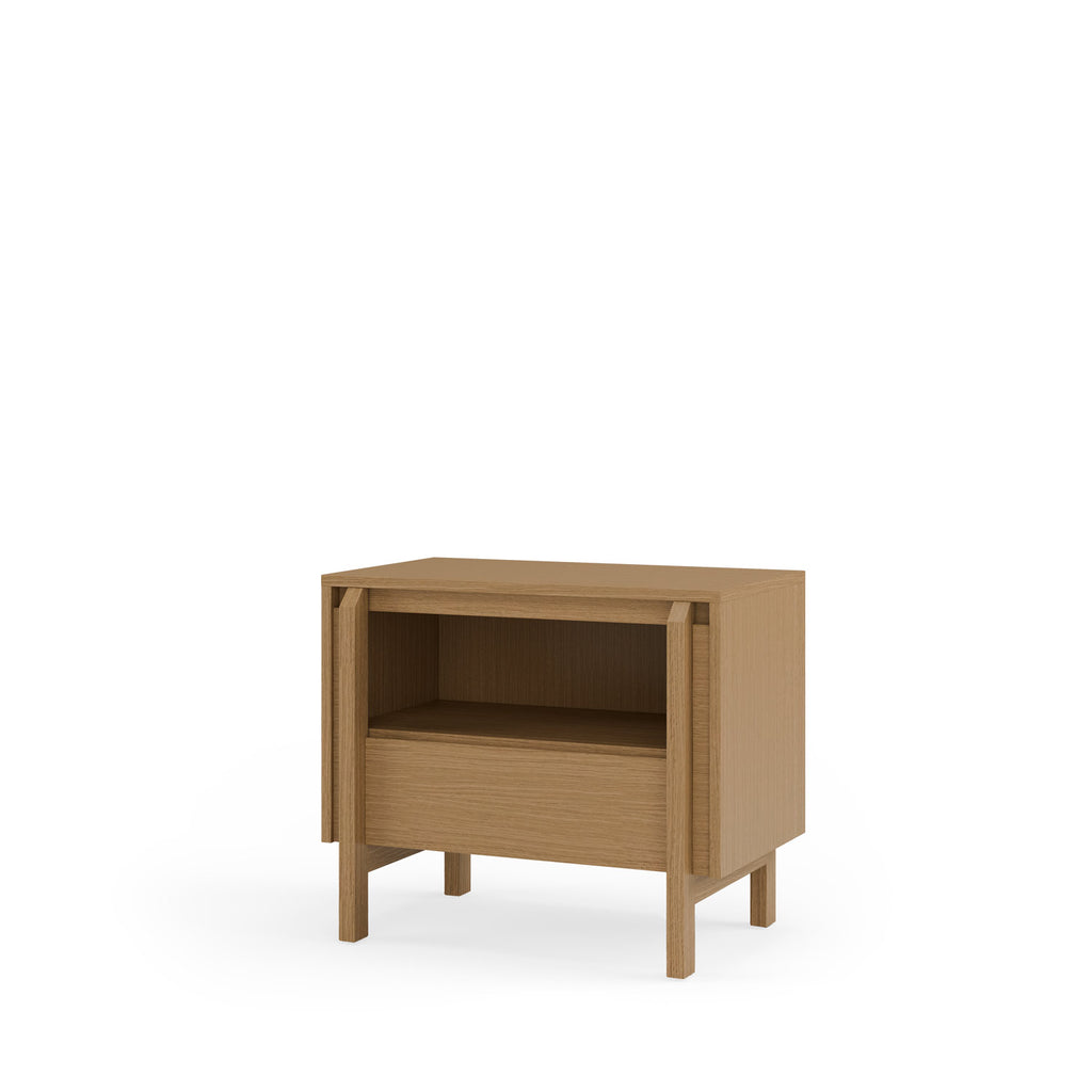 Low table with 1 drawer, 60 pacific oak