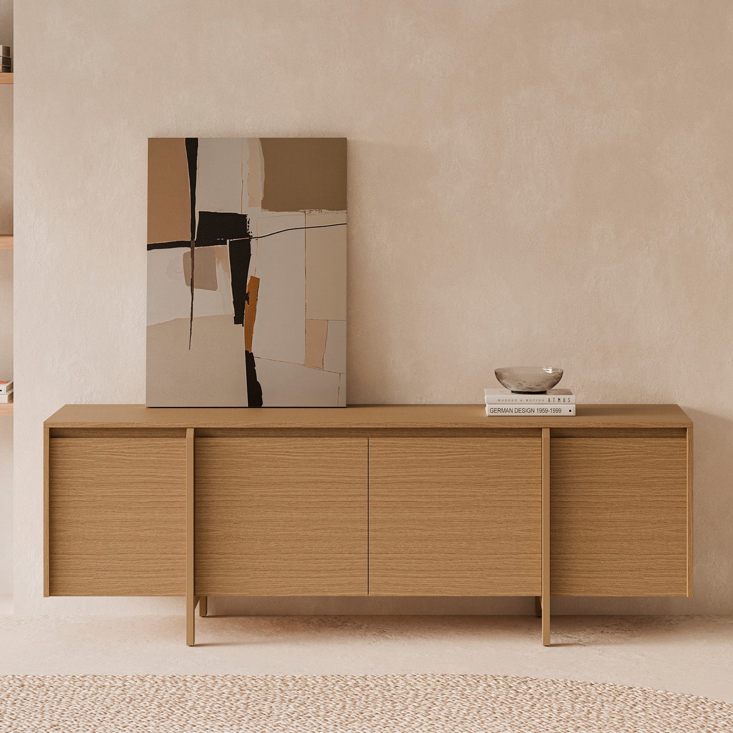 TV stand 180 doors Pacific oak