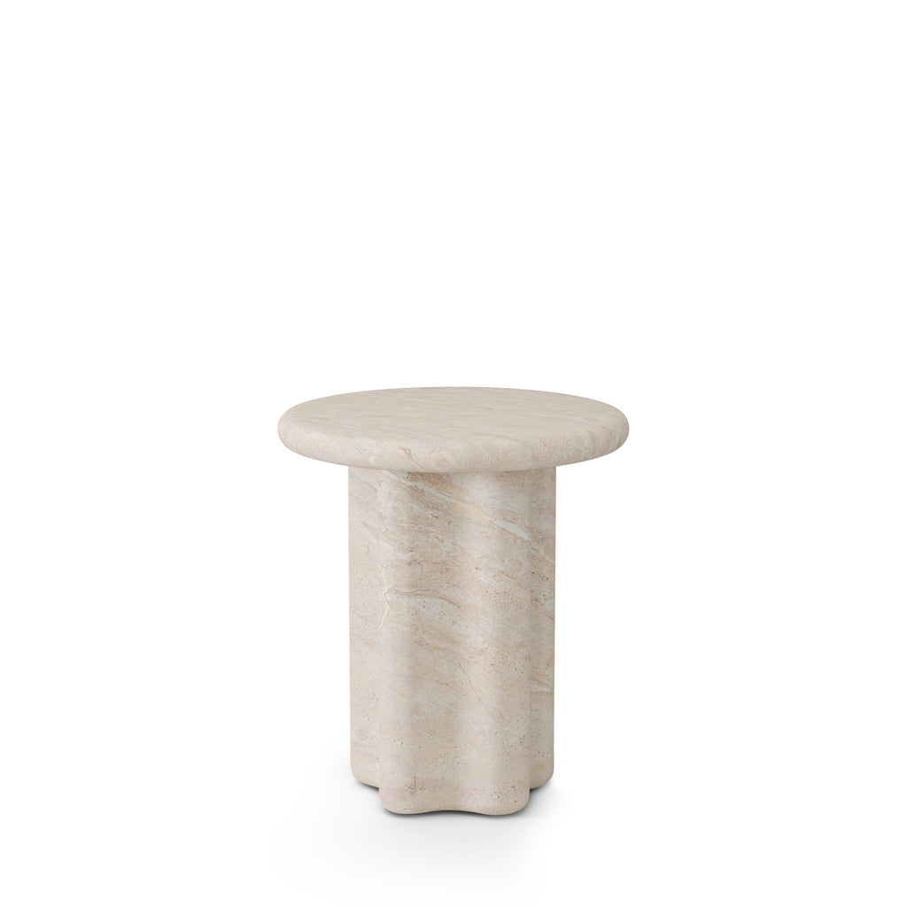 Mesa de Centro em Mármore Travertino Emeric