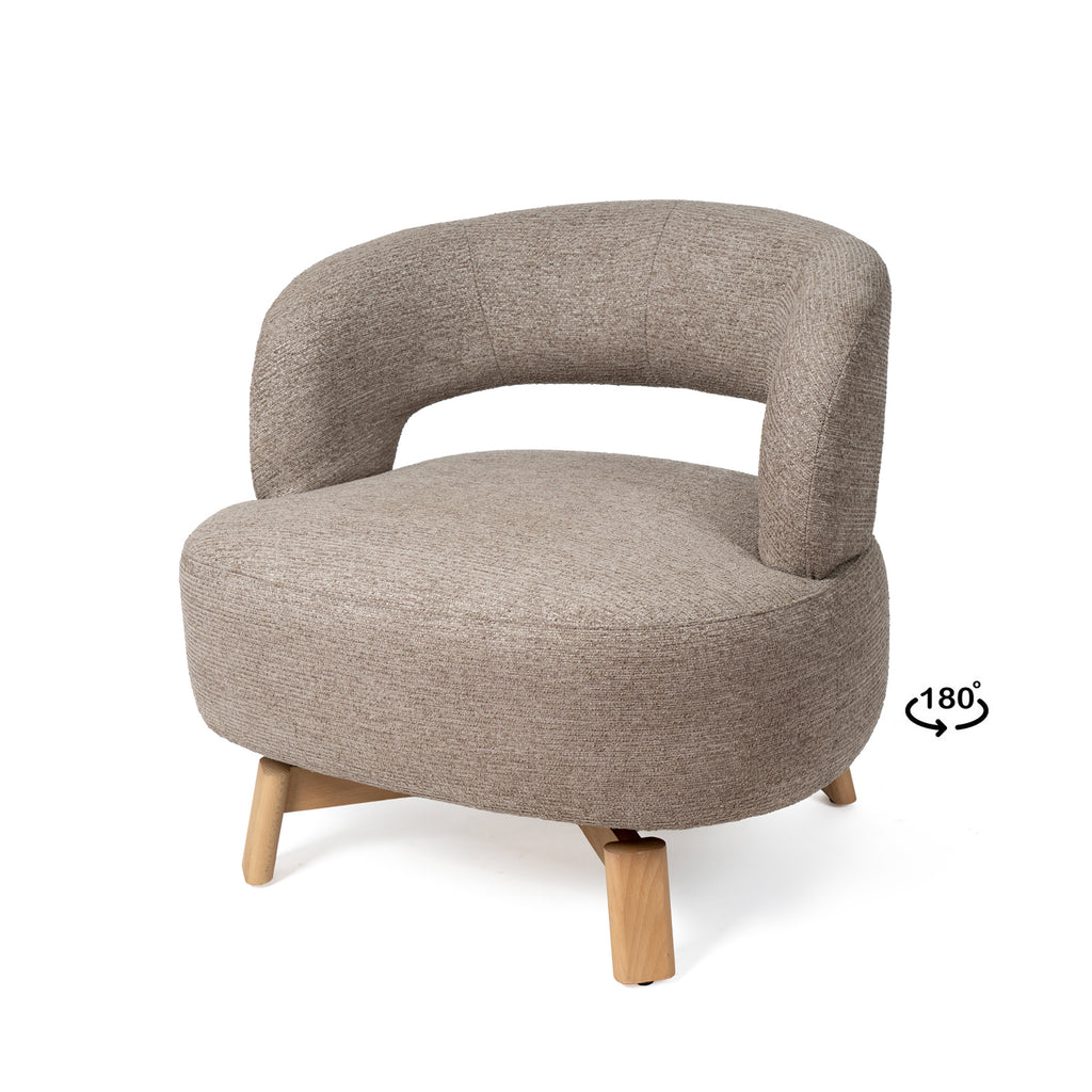 Bogota taupe armchair