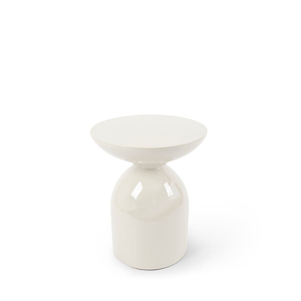 Dorian high-gloss beige coffee table
