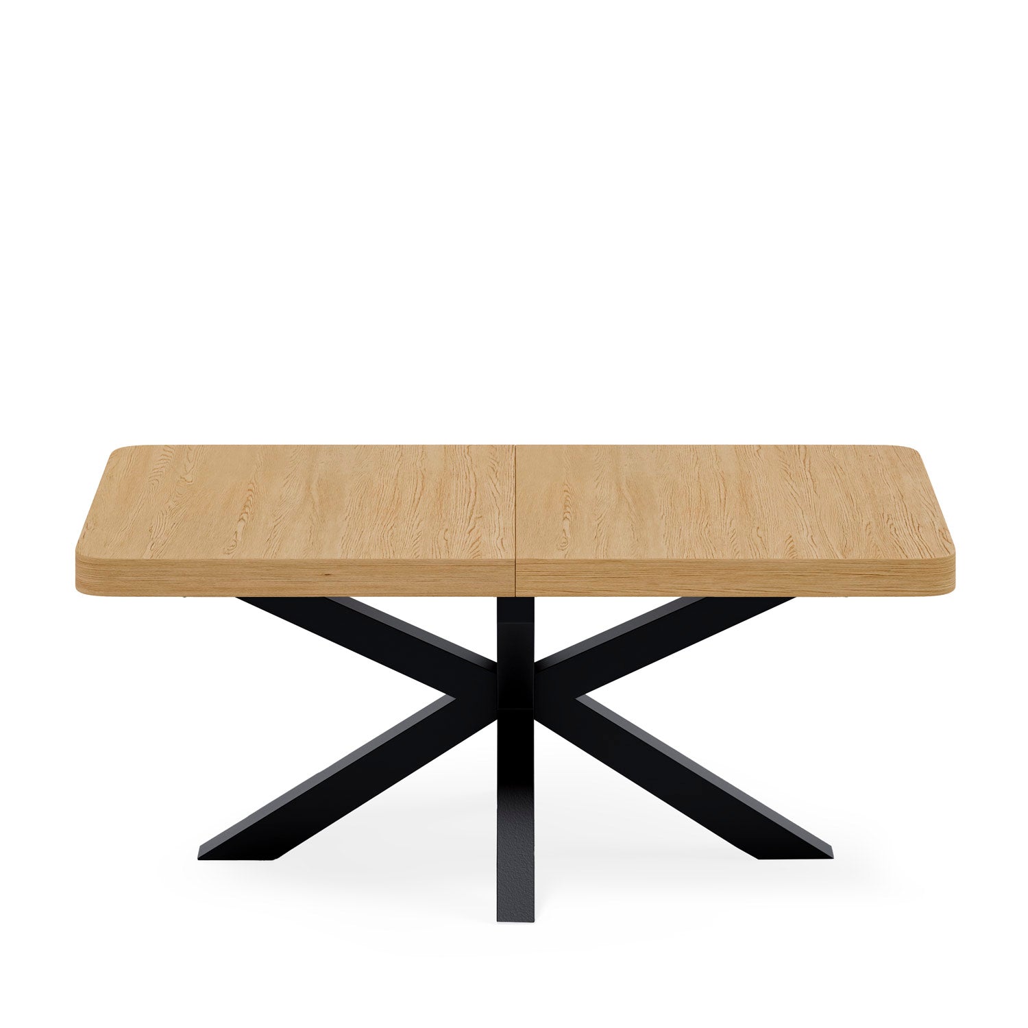 Mesa Gladys 140 Rect.Extensível Carvalho / Preto