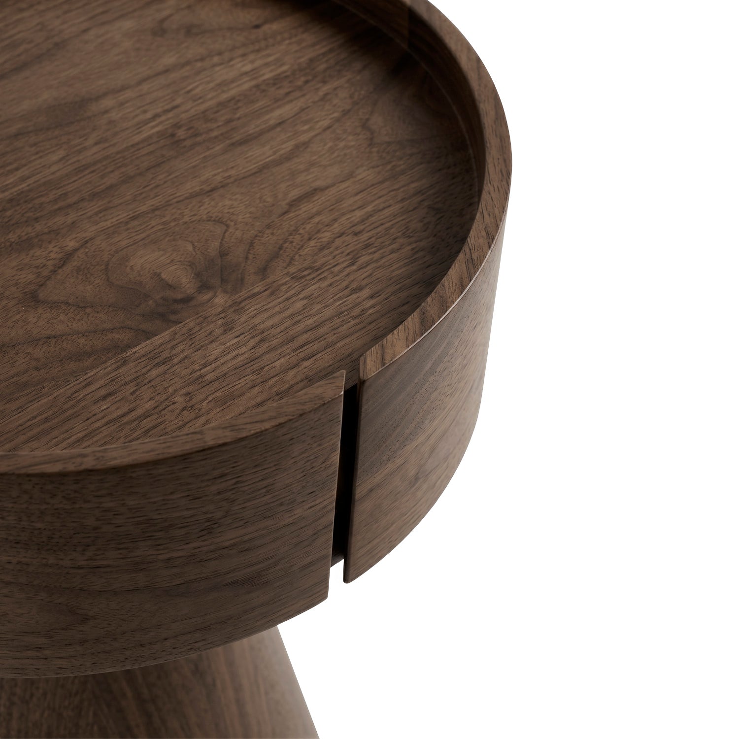 James Walnut Bedside Table