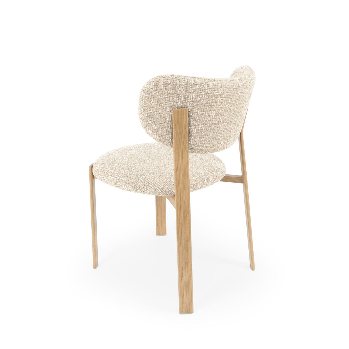 Rumi chair beige/oak leg