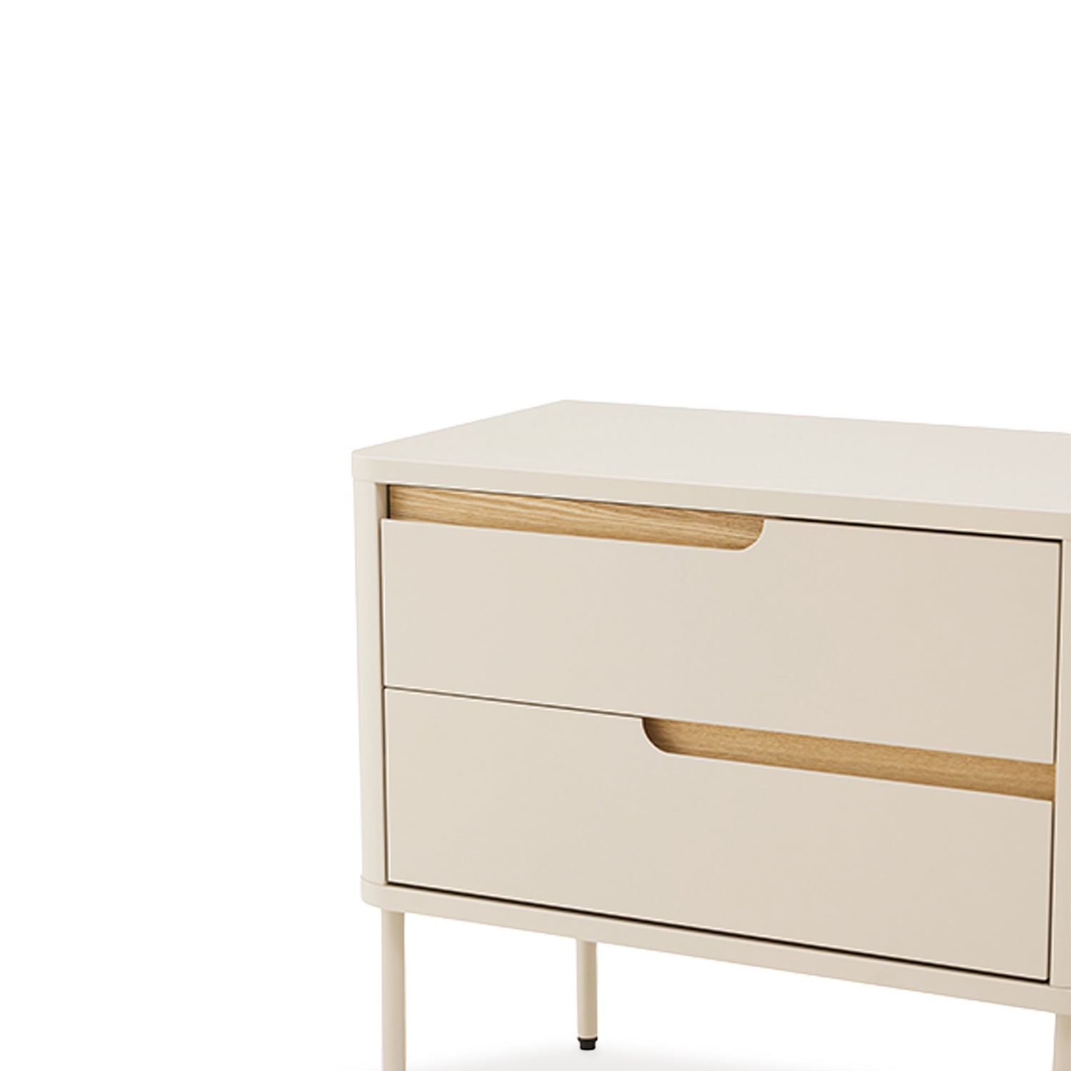 Mesa Bergen 2 Gavetas 60 cm