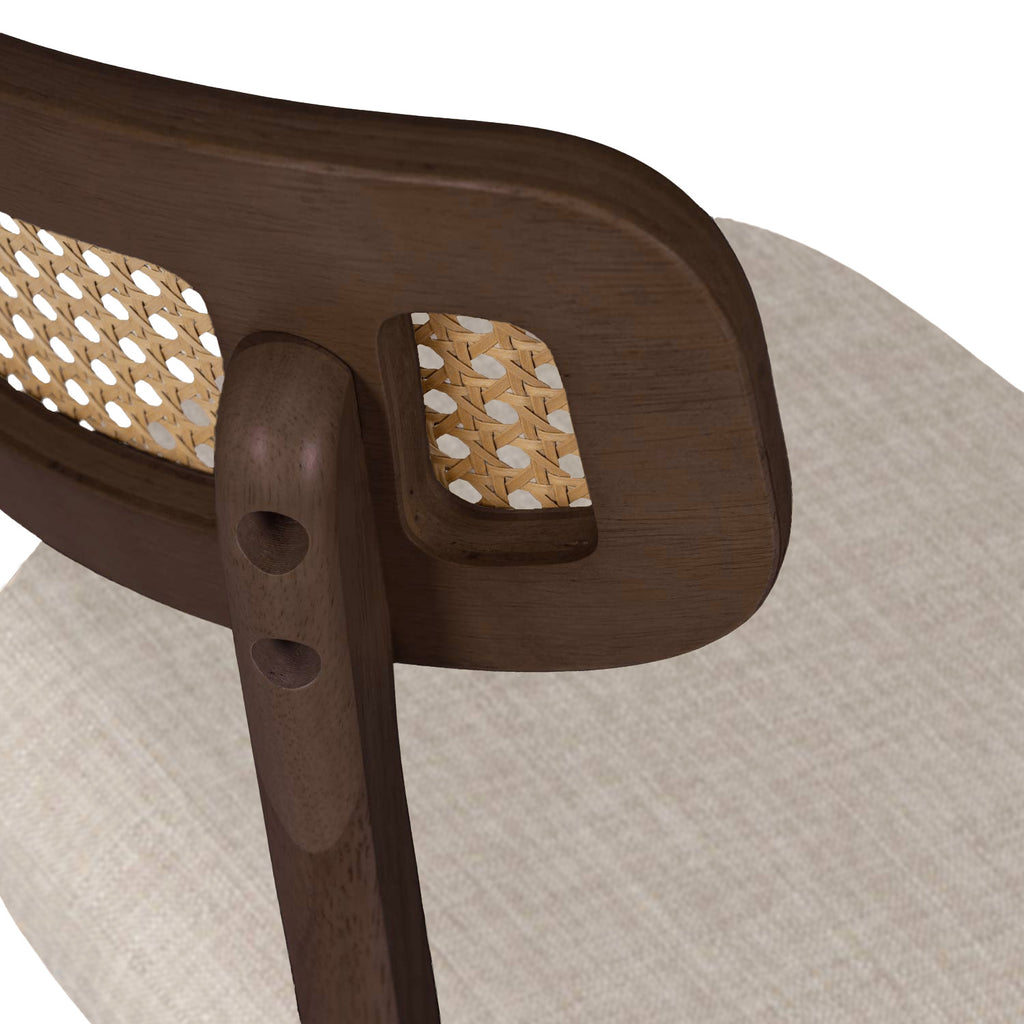 Shirley Nogueira beige chair