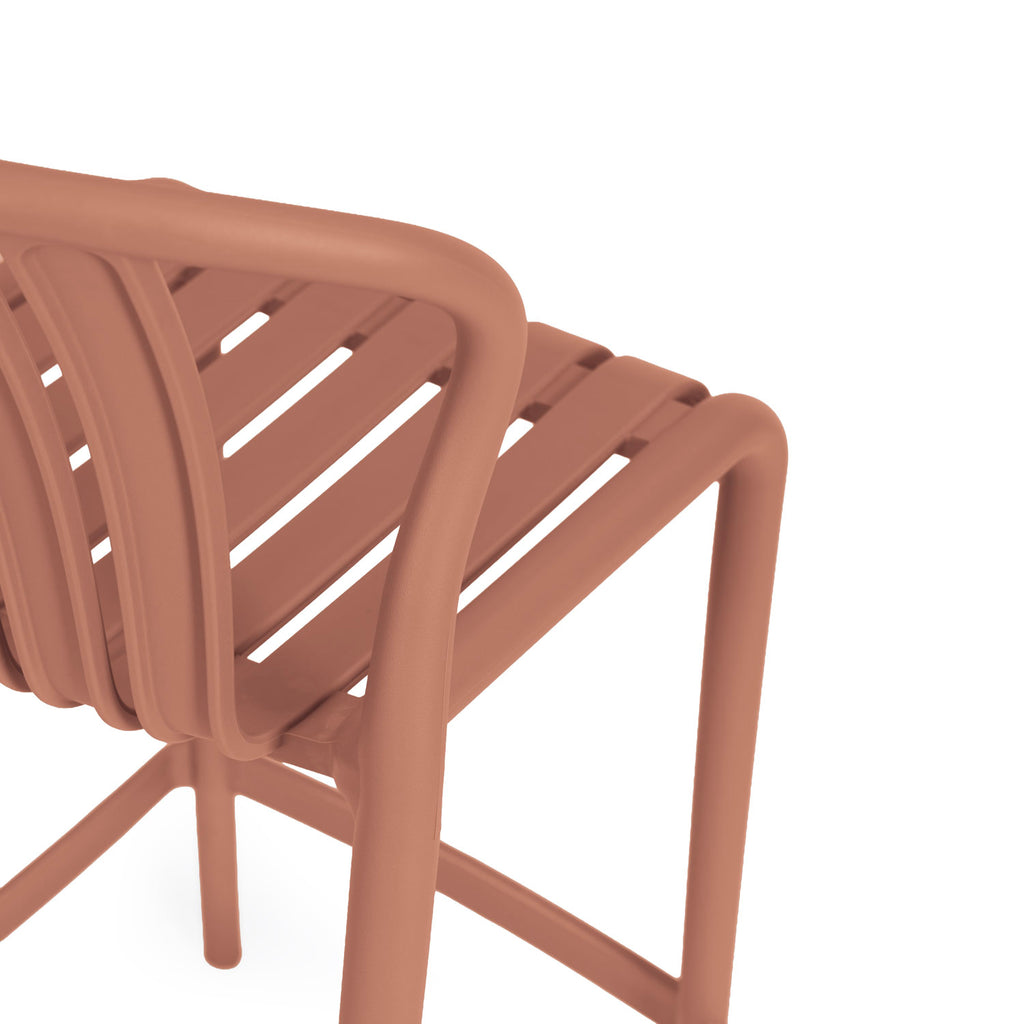 Bastian terracotta stool