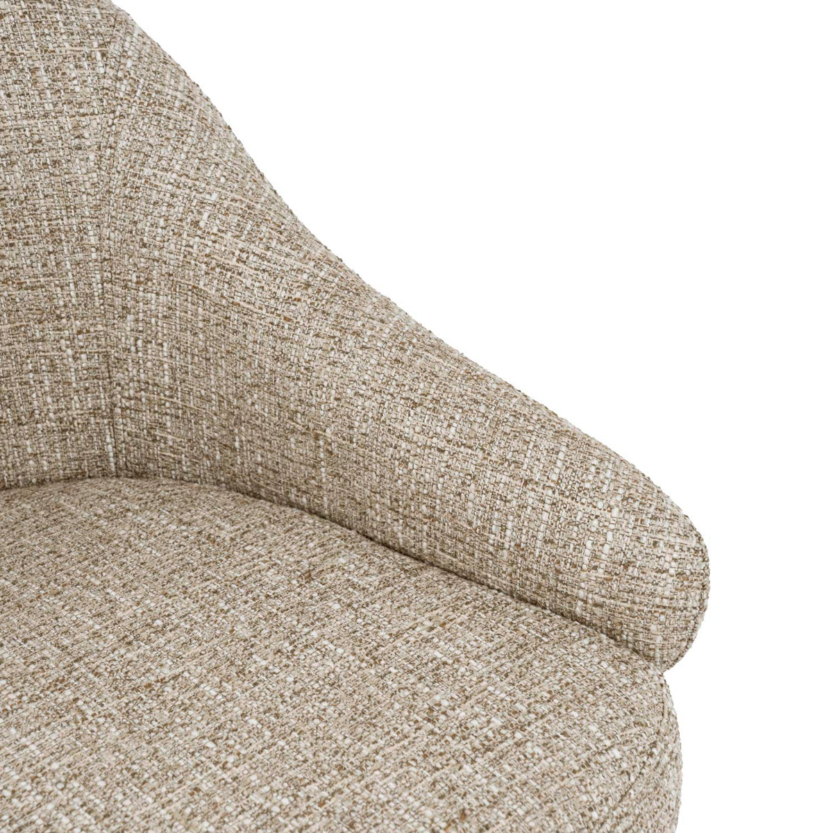 Mira taupe chair/ black legs