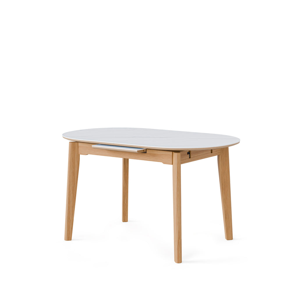 Mesa Velma 140 Extensíveltravertino / Carvalho