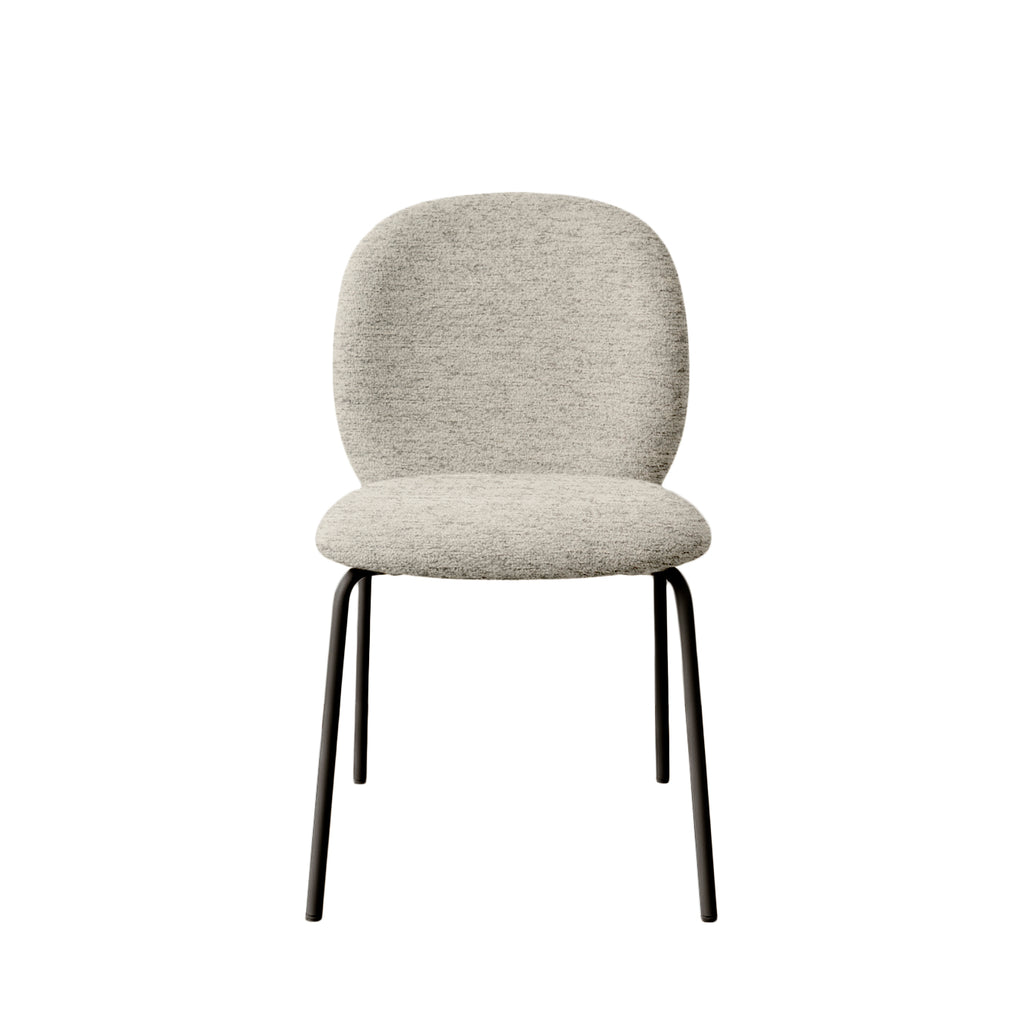 Riona chair grey/black legs