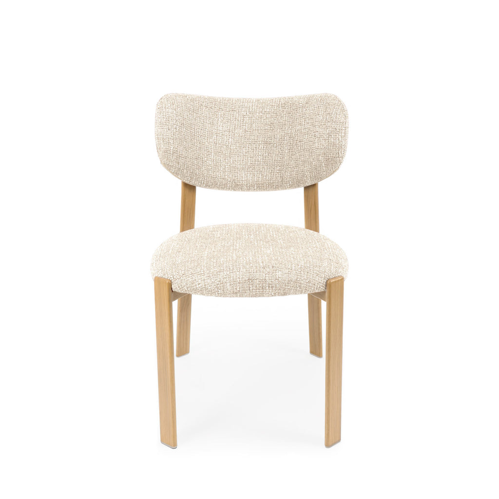 Rumi chair beige/oak leg