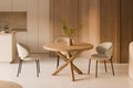 Lisbet chair, beige/black legs