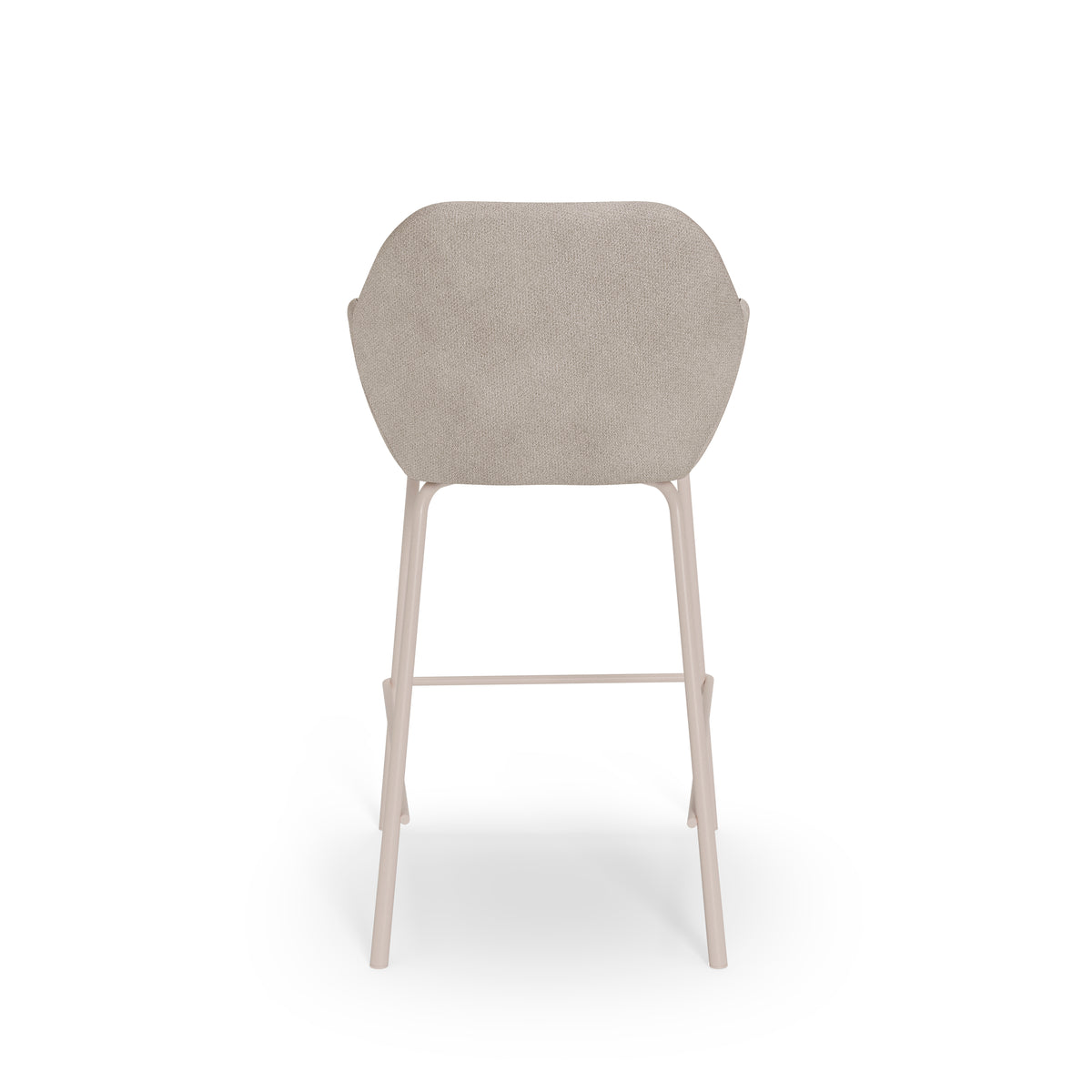 Beige jacob stool with beige legs