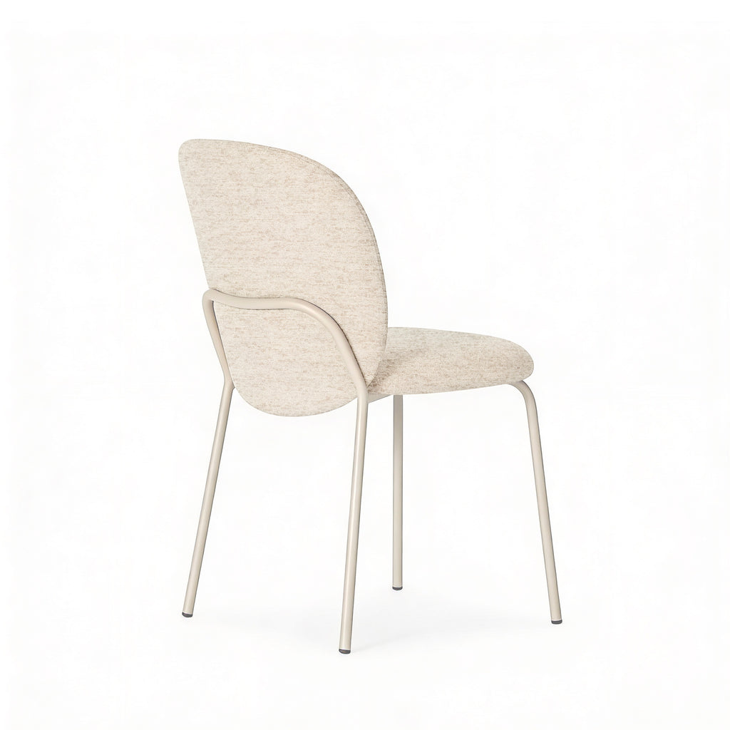 Riona chair beige/legs beige