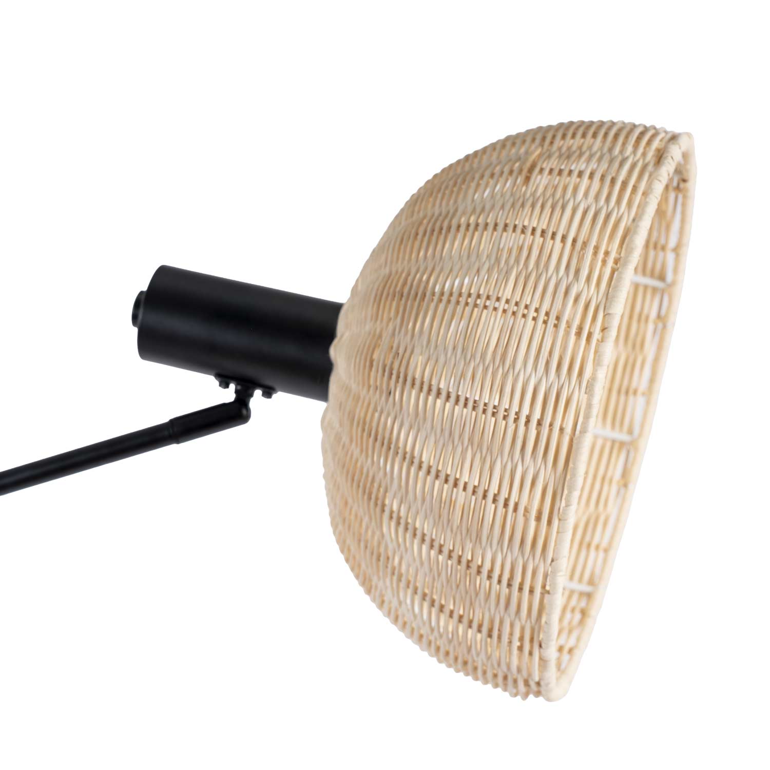 Gerena black floor lamp