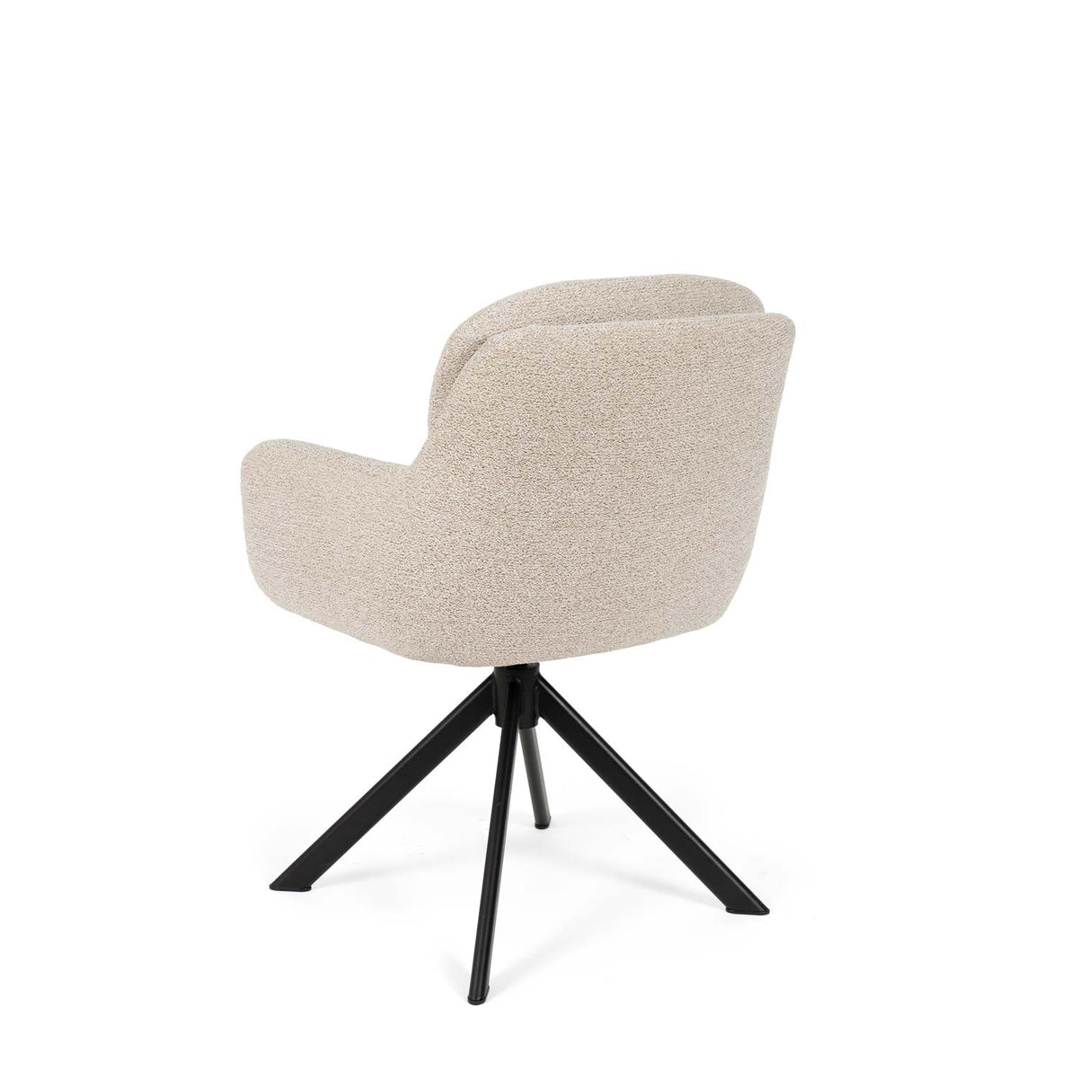 Silvi chair beige/black legs