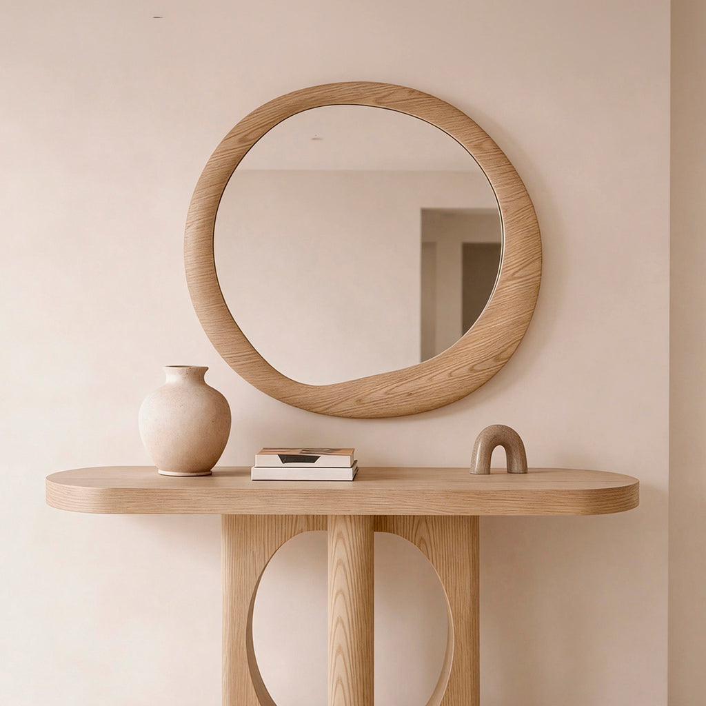 Berlin oak mirror