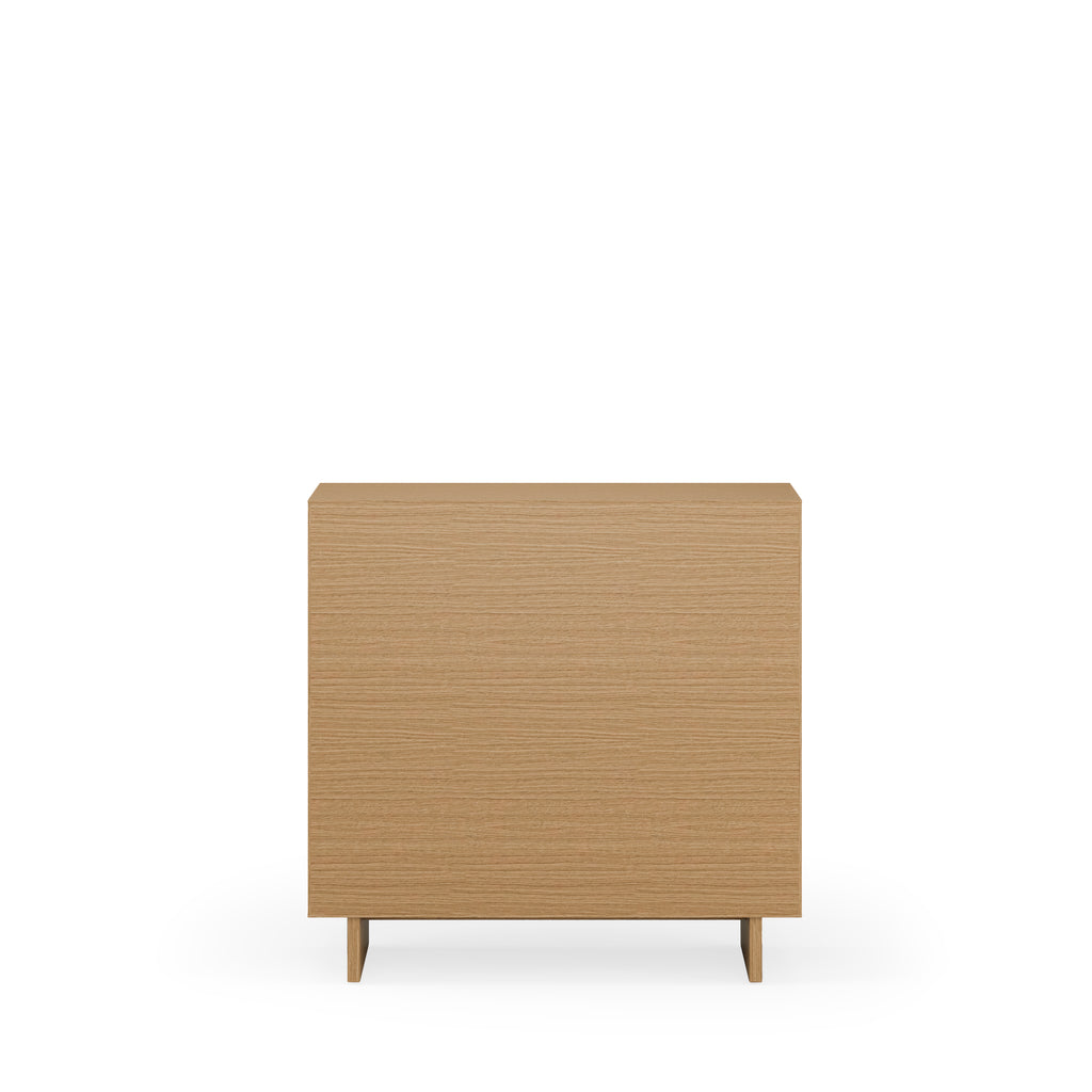 Tulsa tall oak sideboard with wooden legs