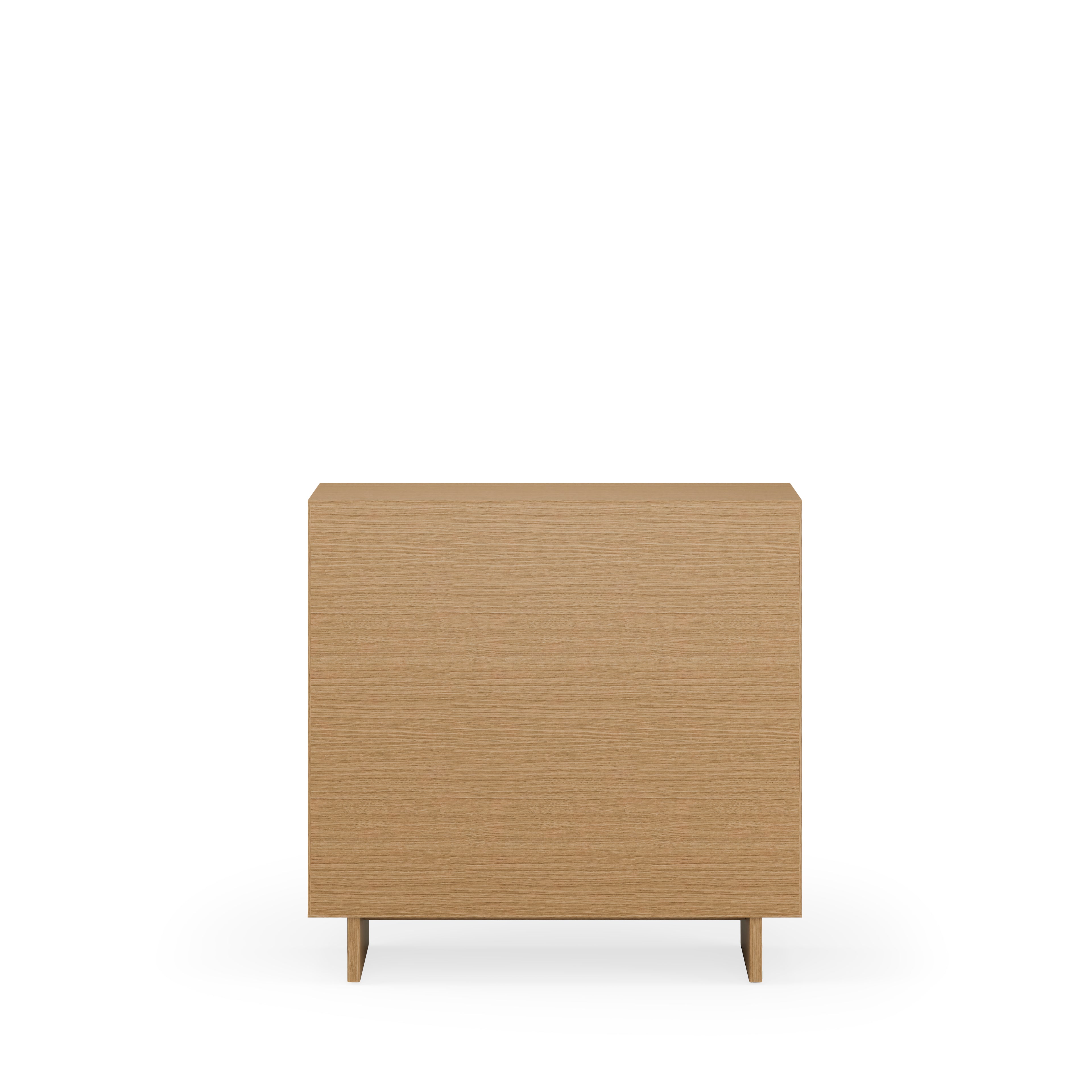 Tulsa tall oak sideboard with wooden legs