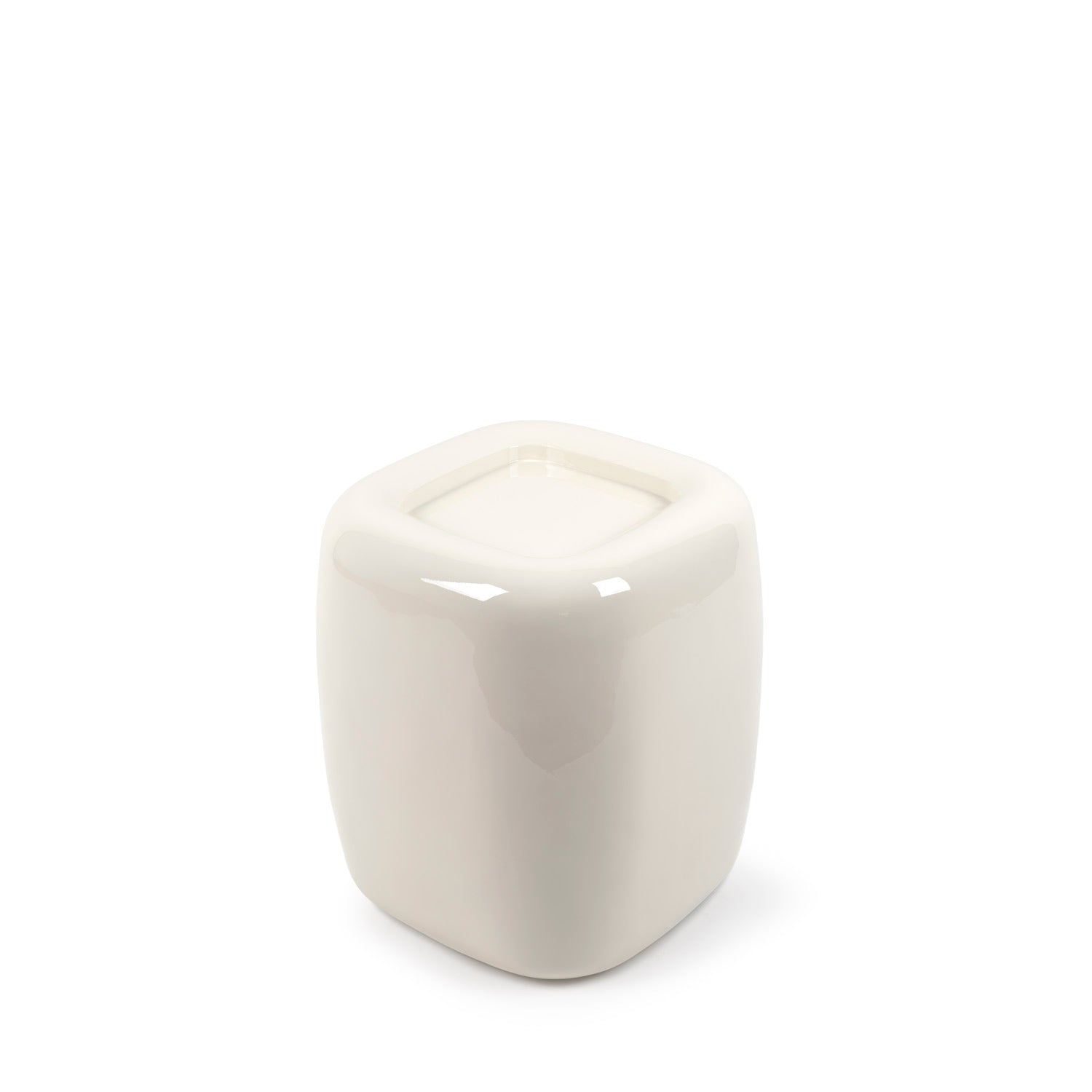 Mesa de Centro Clay Bege Brilhante