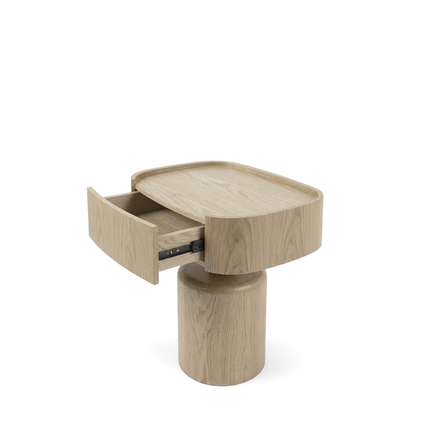 Benja oak bedside table