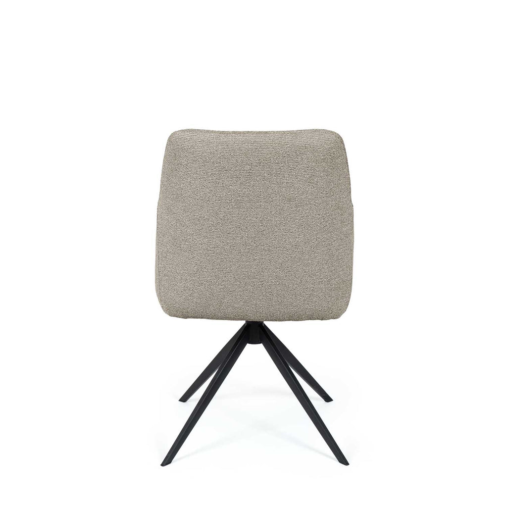 Akira chair taupe/black base