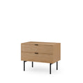 Mesa de Cabeceira 2 Gavetas 60 Tulsa