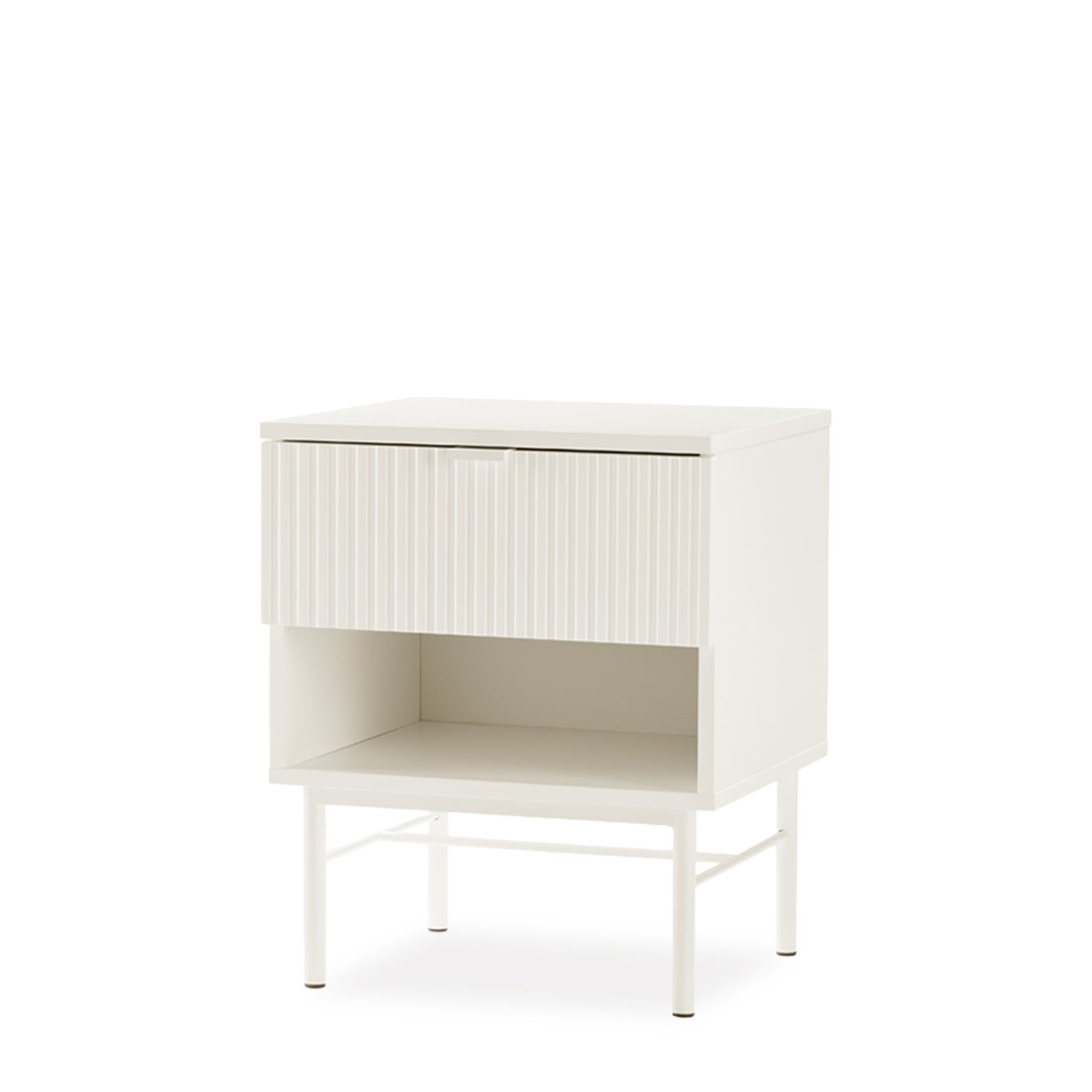 Oslo side table 1 drawer + hole 45