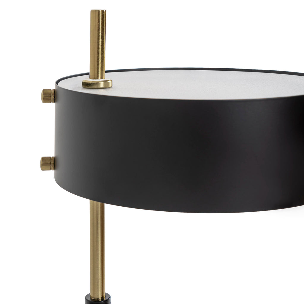 Mirabel black table lamp