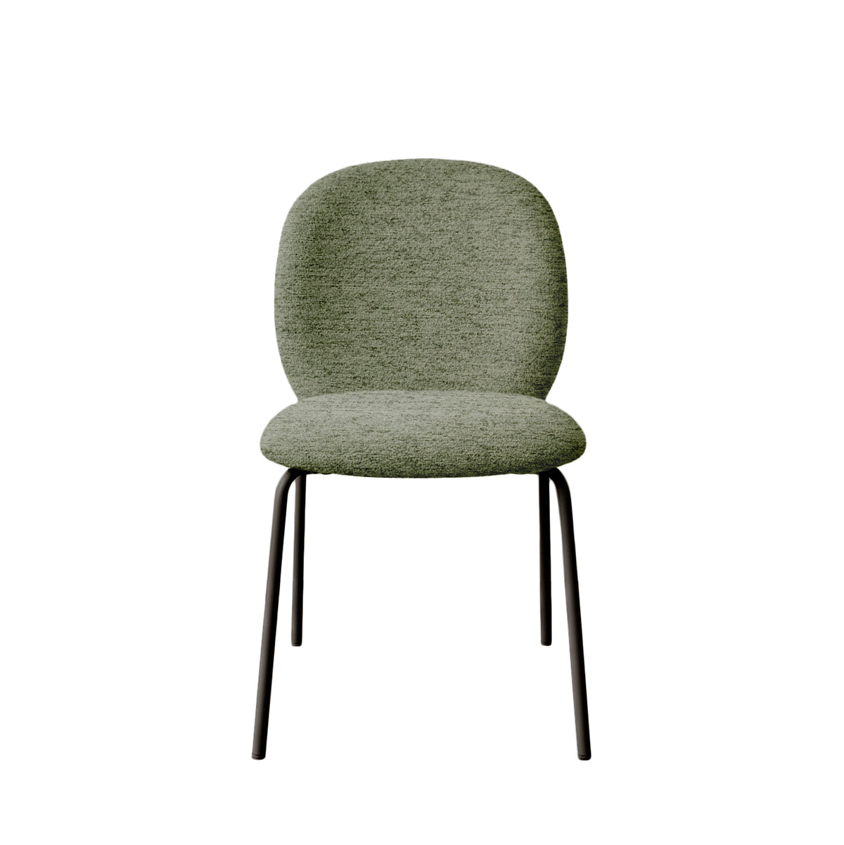 Riona green chair/black legs