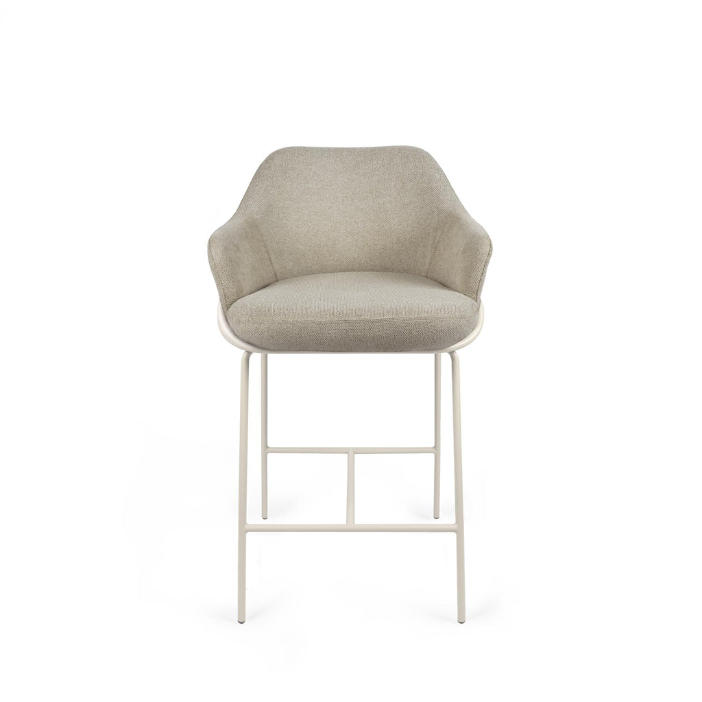 Thomas taupe stool/beige legs