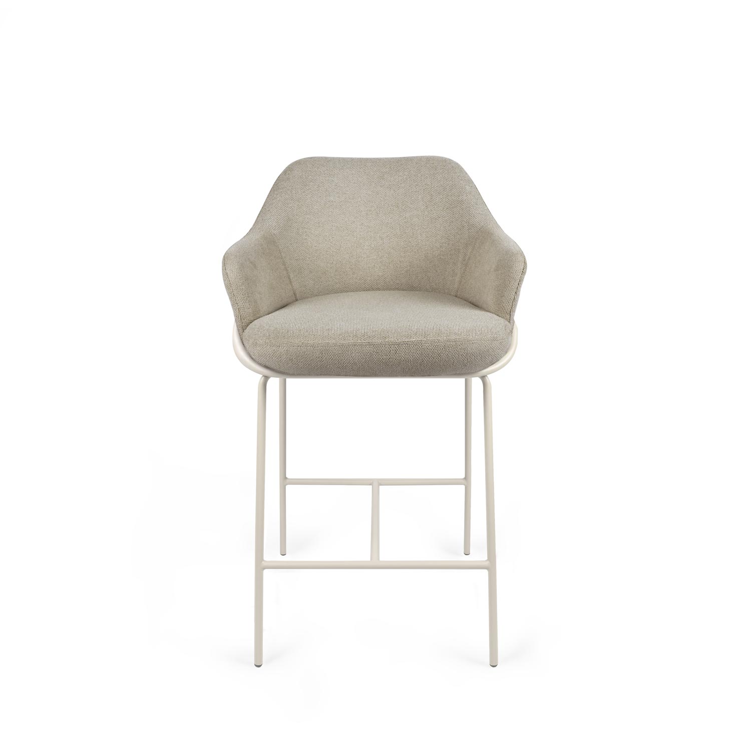 Thomas taupe stool/beige legs