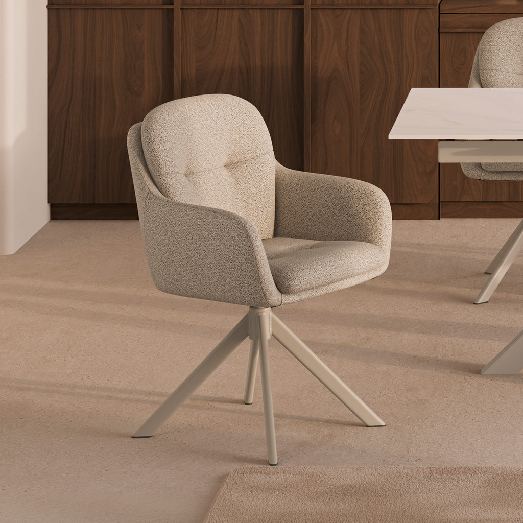 Silvi chair beige/beige legs