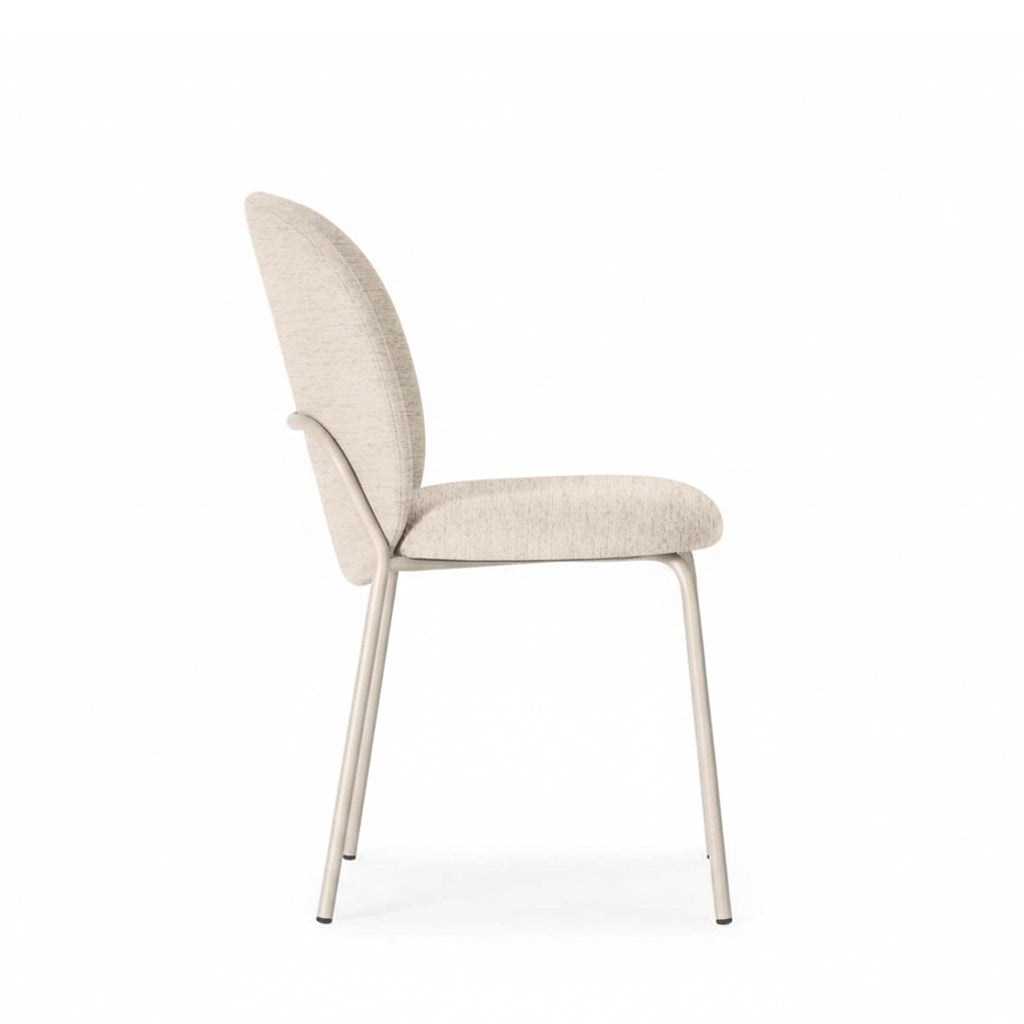 Riona chair beige/legs beige