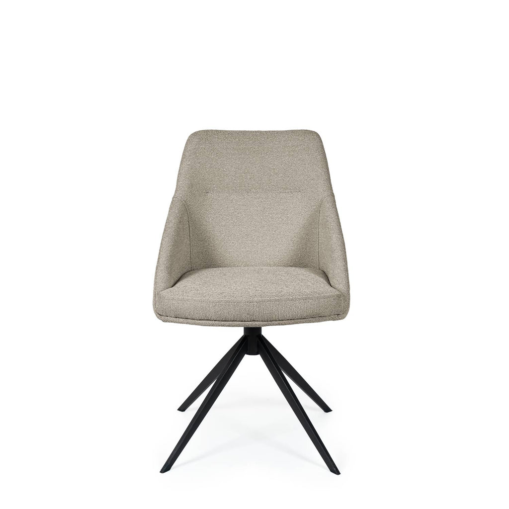 Akira chair taupe/black base