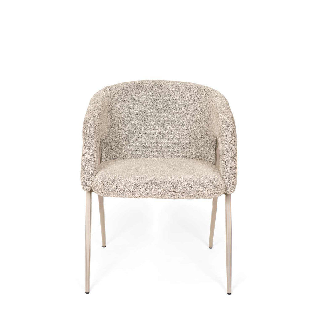 Anneli chair beige/legs beige