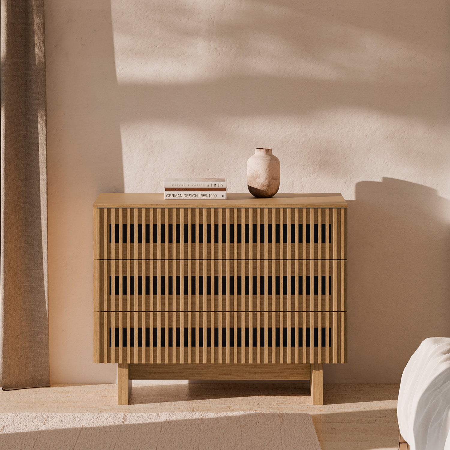 Lugano chest of drawers with 3 drawers