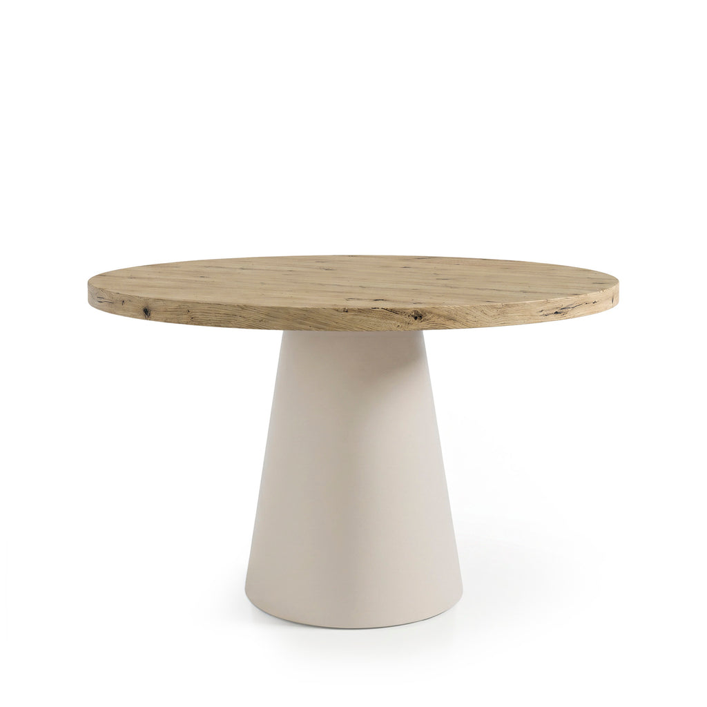 Mesa Holly Redonda100 Natural / Bege