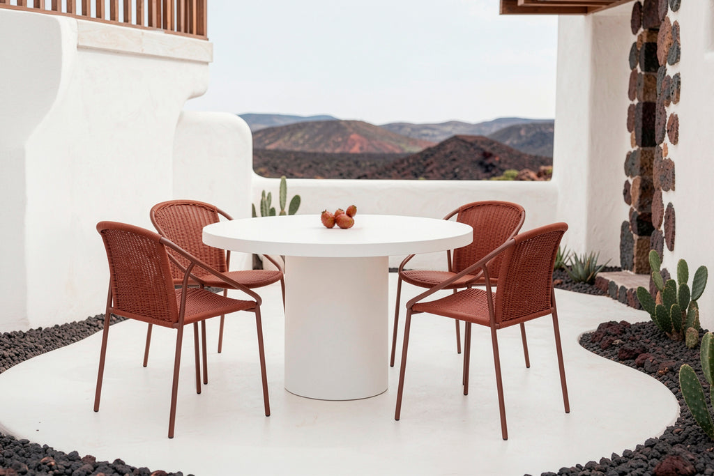 Kristen terracotta chair