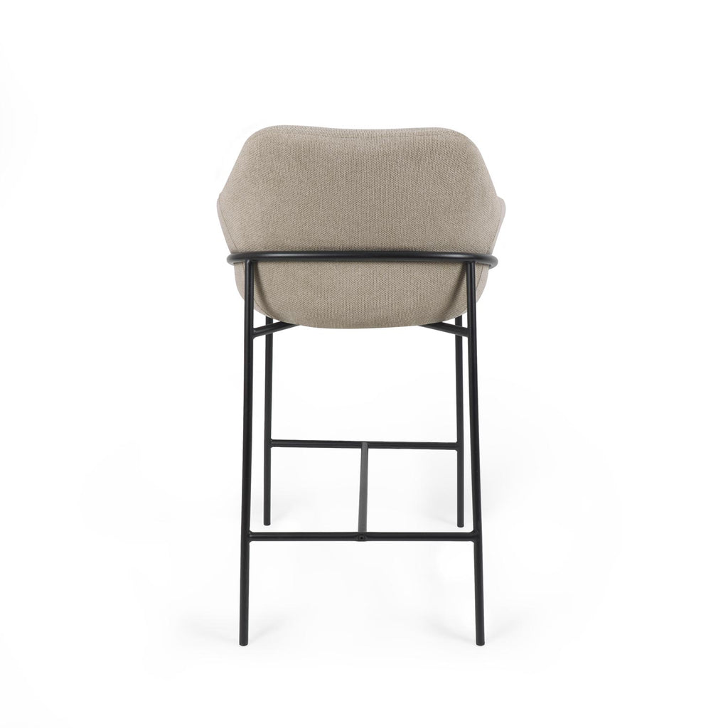 Thomas taupe stool/black legs