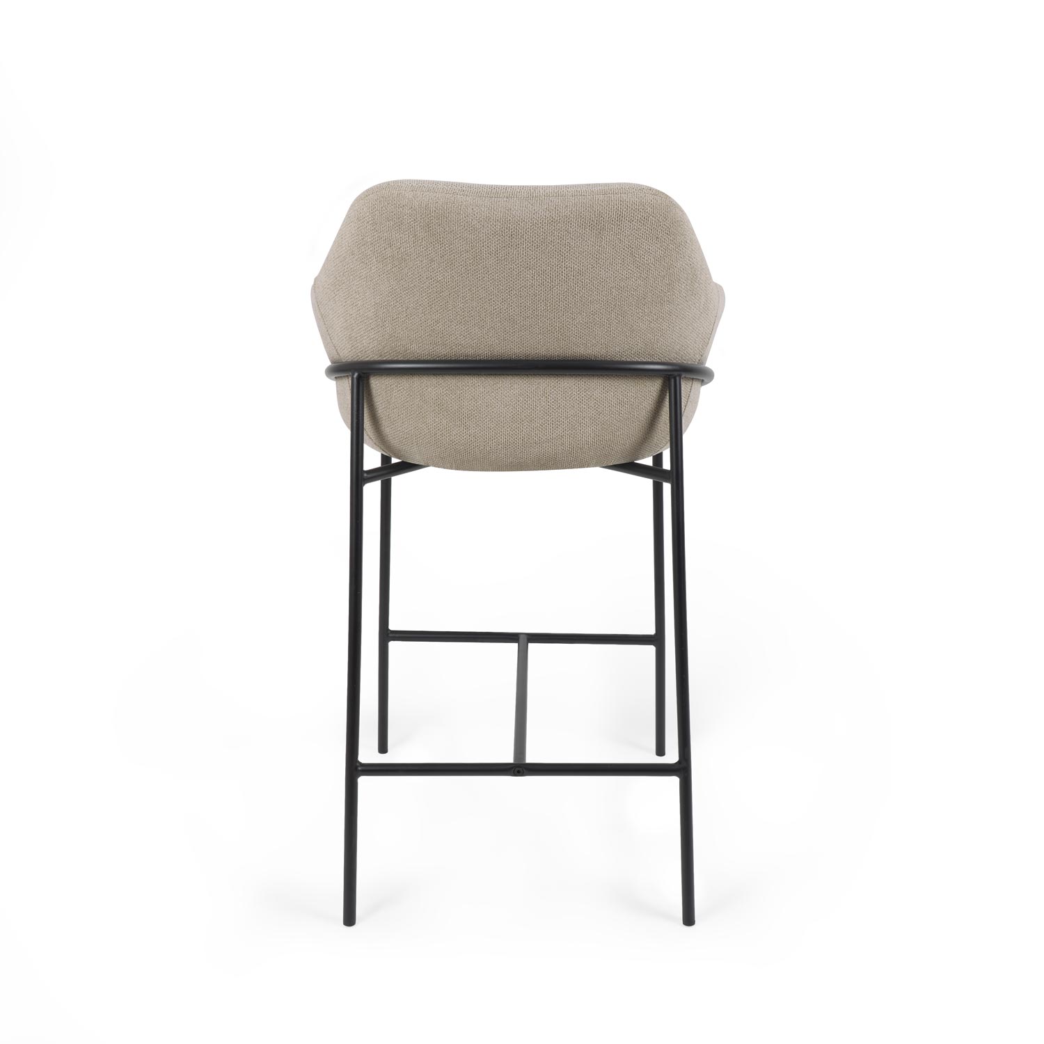 Thomas taupe stool/black legs